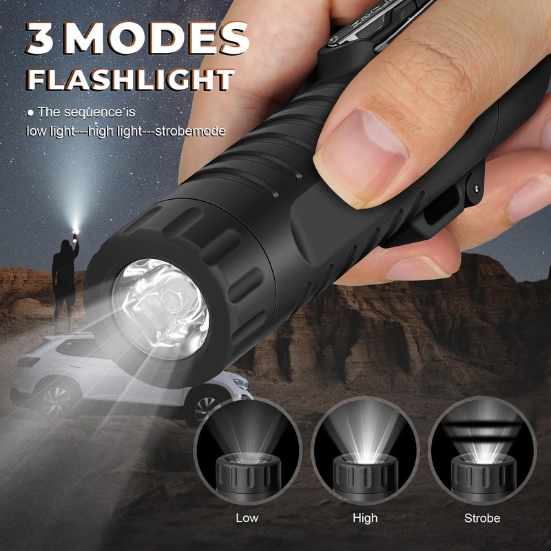Lafagiet Electric Lighter, USB C Rechargeable, with LED Battery Display,