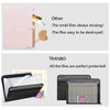 TRANBO 13 Pockets Expanding File Folder with Zipper Closure, A4