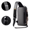 yuqing.fc Pechera Mochila Cruzada Para Hombre Lujo Antirrobo Carga Usb