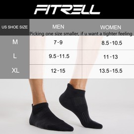 FITRELL 6 Pack Men's Athletic Running Ankle Socks Cushioned Wicking Anti-Blister Breathable Low Cut Tab Sport Socks, Almond+Khaki+Brown+Black, Large