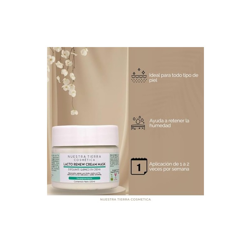 Lacto Renew Cream Mask Exfoliante Despigmentante