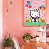 Cute Pink Party Supplies, Pin The Bow Sticker on Cat