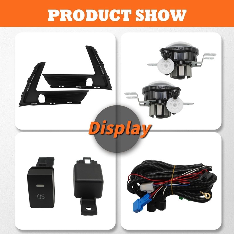 Aspaton Front Fog Light Assembly Compatible with 2023 2024 CRV