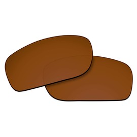OOWLIT Replacement Sunglass Lenses for Oakley X Squared OO6011 Brown Non-Polarized