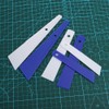 6 Pieces Plastic Glue Scraper Leather Craft Tools Leather Spatula