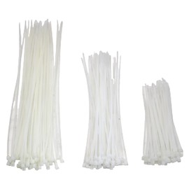 fiXte Cable Ties Multi Use 2mm x 150mm Plastic Tie Wraps Zip Ties Office Home Garden Garage Workshop White (Pack of 150)
