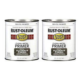 Rust-Oleum 7780502-2PK Stops Rust Clean Metal Brush On Primer, Quart, (Pack of 2)