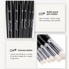 LimCryspp A 6-Piece Mini Painting Brush Set, A Detailed Paint