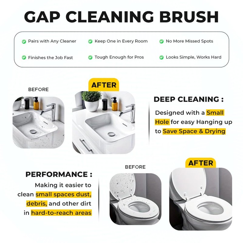 MATRIX Crevice & Grout Cleaning Brush Pack of 3 |