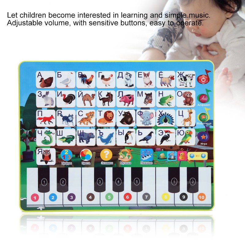 Russian Language Smart Child Tablet Point Reading Machine Early Educational