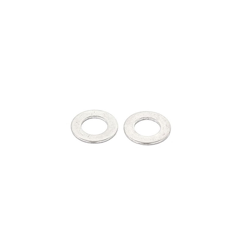 uxcell M5x10mmx0.5mm Stainless Steel Round Flat Washer for Bolt Screw