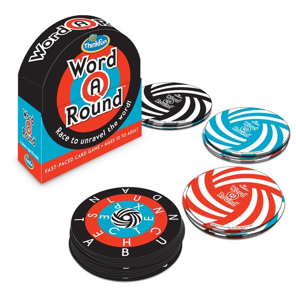 ThinkFun Word A Round Game - Award Winning Fun Card Game For Age 10 and Up Where You Race to Unravel the Word
