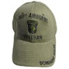 COLL7AWS 101st Airborne Veteran Screaming Eagles Olive OD Adjustable Embroidered