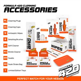 Formula 420 Perfect Pair : Formula 420 Original Glass Metal Ceramic Cleaner 12 Oz. 3 Pack & 1 Bottle Formula 420 Soak-N-Rinse 16oz (4 bottles total)