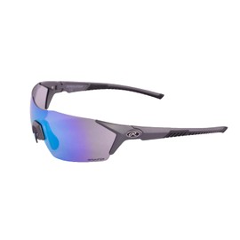 Rawlings Baseball & Softball Sunglasses - Ages 10 to Adult - Unisex Fit - Cycling Sunglasses - Grey/Blue Mirror
