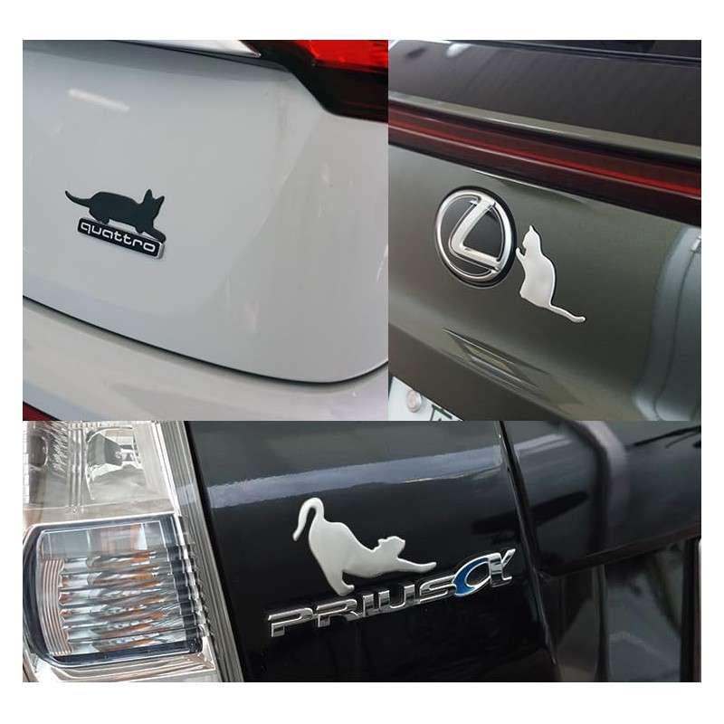 KOYOKOMA 3D Sticker Cat Paw Car Sticker Accessory Cat Car