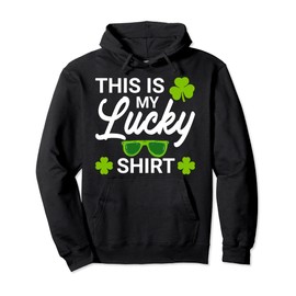 St Patricks Day Lucky Shenanigans Shamrock St Pattys Pullover Hoodie