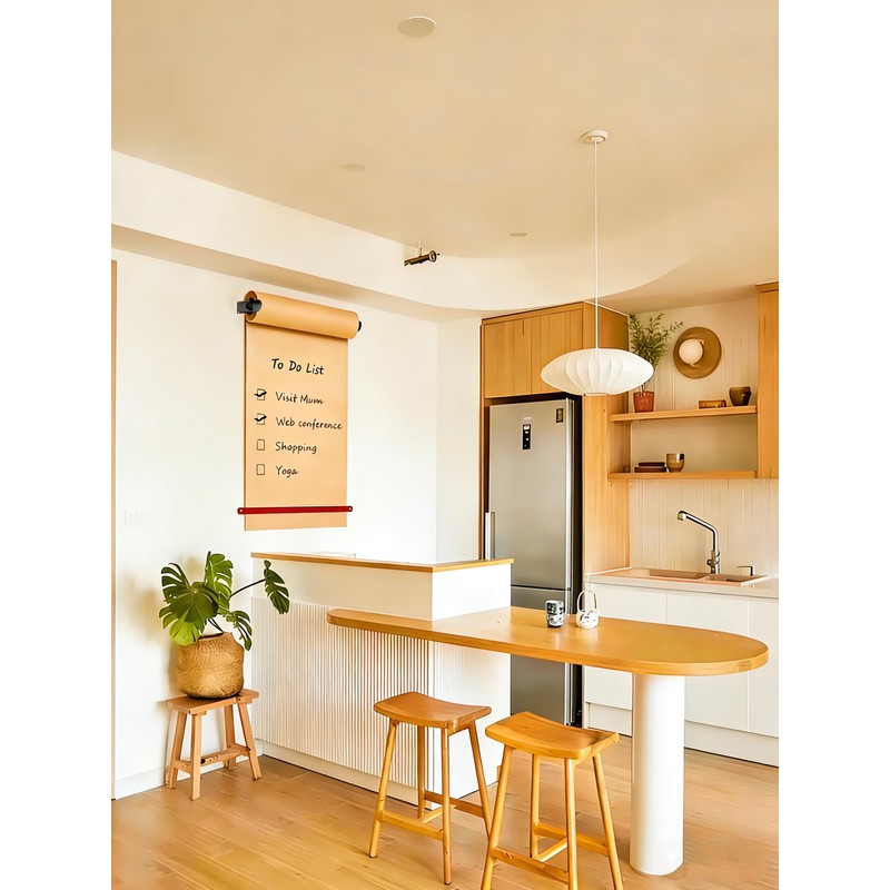 FanSiVoKe 12" Kraft Paper Dispenser Wall Mount, Butcher Paper Dispenser