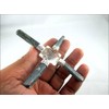 Jet International Blue Kyanite 4 Point Pyramid Generator Crystal Pyramid