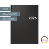 BRUNNEN Buchkalender Mod. 795 2026 | A5, Kunststoff, schwarz