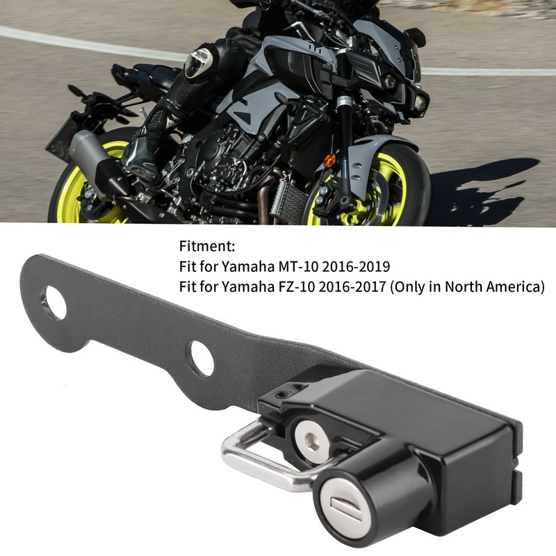 Motorcycle AntiTheft Helmet Lock Aluminum Stainless Steel Fit for Yamaha
