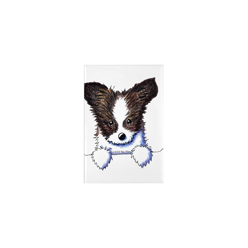 CafePress Pkt Papillon Puppy Rectangle Magnet (10 Pack) Rectangle Magnet,