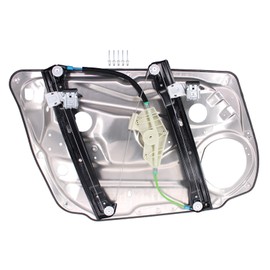 NewYall Front Right Window Glass Regulator with Panel for Mercedes C230 08-09, C250 10-14, C300/C350/C63 AMG 08-14, E250 14-16, E300 12-16, E350/E550/E63 AMG 10-16, E400 13-16