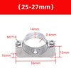 (10 Pieces) 25-27mm Wall Mount Hose Clamp Pipe Bracket 304