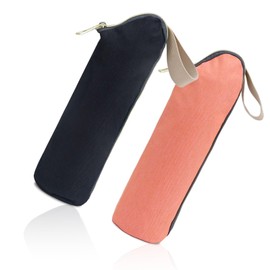 FINELYCR Insulated Bag Baby Bottle, Pack of 2 Cool Bags for Bottles, Thermal Bag, Baby Bottle with Button Strap, Thermal Bag for Storing Baby Bottles, black, simplicity