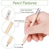 Mini Pencils, 50pcs, 10cm Long, HB Small Pencil with Rubbers,