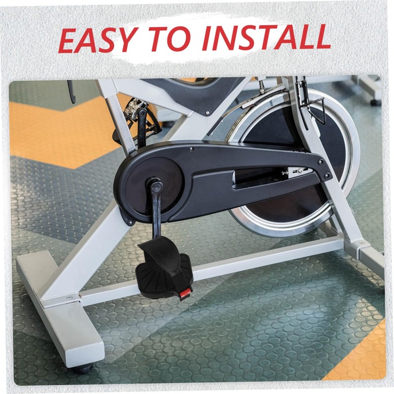 Kisangel 1pair Adjustable Exercise Bike Pedals Design for and Stationary