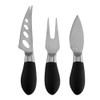 ASA Fromage Käsemesser Set, 100% Edelstahl, Silber, 3-teilig