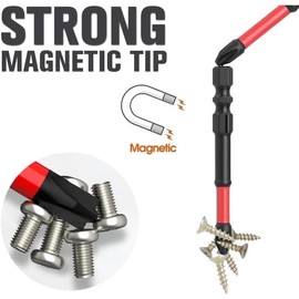 FPH2 Impact Screwdriver Bit Set - S2 Steel 65mm & 110mm Slotted Heads 1/4 Inch Hex Shank, CNC Machined Tips with Magnetism, Cross Slot Screw Driver Drill Bits Used Electricians