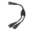 Power Cable Splitter Y Shape 30cm IEC320 C14 Male to