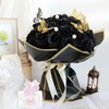 jabeick Glitter Roses Bouquet, Shiny Artificial Flowers with Stems DIY