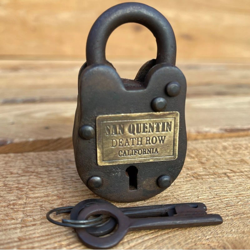 San Quentin Death Row California Gate Lock W/ 2 Working