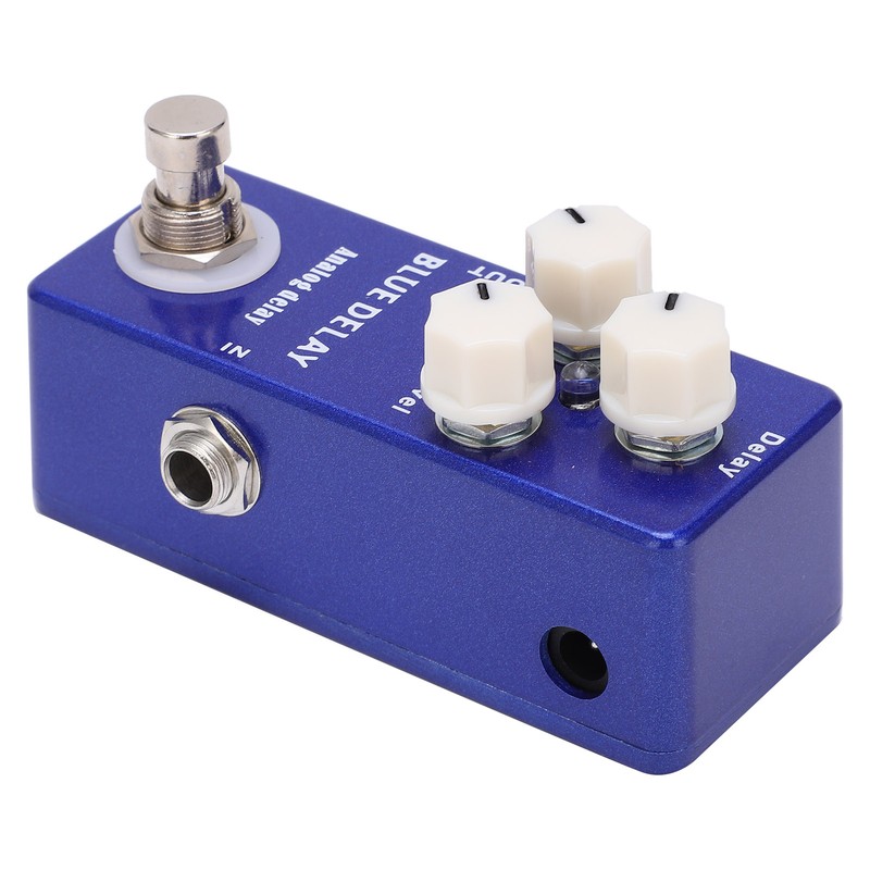 Guitar Effect Pedal Mini Blue Delay Analogue True Bypass Adjustable