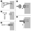 Tuggui Towel Robe Hook SUS 304 Stainless Steel Wall Mount