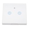 Smart Wall Touch Switch 433MHz Tempered Glass Panel Wiring Free