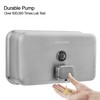 VANNSOO Wall Mounted Hand Soap Dispenser Bathroom, 1100ml 37oz Commercial