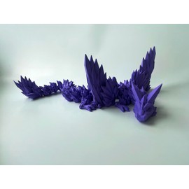 Big Purple Winged Premium Dragon