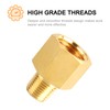 SUNGATOR Brass Pipe Fitting, Adapter, 1/8" Male Pipe x 1/4"