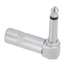 5pcs Right Angle 6.35mm Mono Phone Plug Guitar Audio Jack