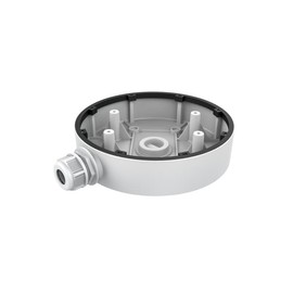 DS-1280ZJ-DM55 Junction Box Mount Bracket for Hikvision Dome Bullet Cameras, Weather Proof, Aluminum Alloy, White
