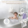 Bathtub Grab Rails, Adjustable Width 9-17cm and 4 Heights,150kg Load