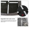 Genina Waterproof Seat Covers for Dining Room Chairs Covers Dining