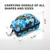 XCMAN Ski Goggle Case, Rigid EVA Hard Snow Goggle Case