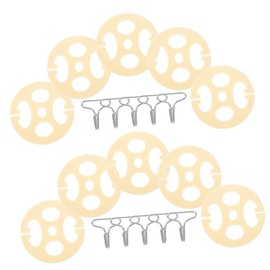 Alipis 1 Set Car Seat Cover Locking Clip Durable Hooks Plates Secure Fit for Automotive Seat Covers Versatile Lightweight Installation Hooks Plates Included