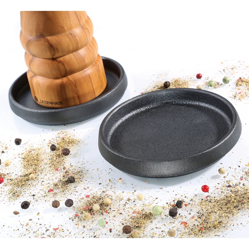 Zassenhaus Mill Coasters Set of 2 Cast Iron | For