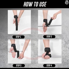 Weightlifting Wrist Straps for Enhanced Performance and Support - Ideal for Bodybuilding, Powerlifting, and Strength Training gym reapers liftingstraps